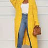 Plus Size Fall and Winter New 2023 Women's Solid Color Cardigan, Casual Knit Cardigan with Pockets Commuter Style Sweater XL-5XL