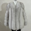 BEIZIRU Winter Woman Real Fox Fur Coat Warm Fashion Natural  New Luxury Stylelong sleeve fashion girls jacket