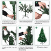 Artificial PVC Christmas Tree with Snow Pine Cones and LED Lights for  Christmas Home Decoration Christmas Tree