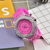 Luminous Quartz Watch for Women Personality Rhinestone Led Fashion Geneva Male and Female Students Couple Jelly Wrist Watches