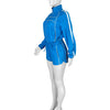 2025 Trendy Woman Clothes Sets Y2k Lounge Tracksuit Contrast Color Long Sleeve Zip Windbreaker Jacket Shorts 2 Piece Set Outfits