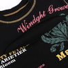 Hollow Out Crop Top Women O-Neck Aesthetic Clothes Letter Printed Y2k Accessories Short Sleeve Roupas Femininas Estilosas Summer