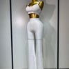 Women Sexy Bandage Crop Top Pant Set Evening Party Club Luxury Birthday High Street Fashion Elegant Luxury Birthday Outfit ﻿