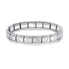 Hapiship 2024 Women's Jewelry 9mm Width Itanlian Elastic Star Heart Butterfly Charm Bracelet Fashion Stainless Steel Bangle ST-