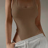 Sleeveless Knit Bodysuit 2024 Hot Summer Sexy Bodycon Off Shoulder Halter Tops Casual Street Bodice For Women ClubWear