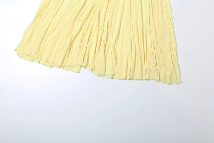 Weird Puss Patchwork See Through Dress Women Elegant Solid Pleated Strapless Sleeveless Backless Slim Banquet Party Vestidos