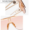 2023 Luxury Big Square Sunglasses Women Brand Designer Retro Blue Sun Glasses For Female Oversized Black Shades Oculos UV400