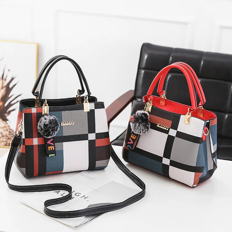 PU Leather Casual Crossbody Bags for Women Ladies Luxury Designer Tote Handbag Female Large Capacity Travel Shoulder Bag Sac