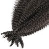 24 inch Kinky Afro Springy Braiding Crochet Hair 18” Marley Kinky Crochet Braids Hair Soft Afro Kinky Twist Crochet Braid Hair