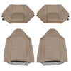 Tan and Grey PU Car Seat Covers For Ford F250 F350 Seat Covers Waterproof and Scratch-resistant,