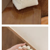 European and American style new beaded handbag Summer women's pearl bag hand woven wrist bag Fashion temperament handbag