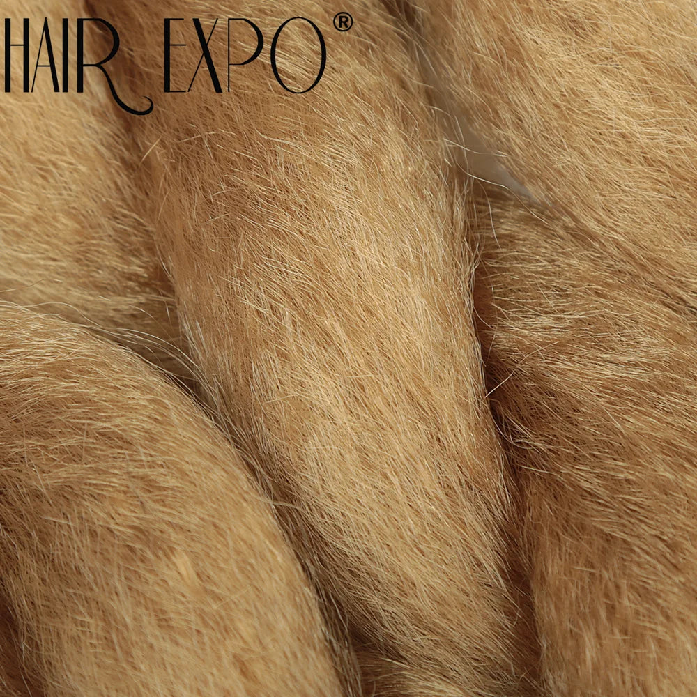 26Inch Vixen Crochet Bulk Hair Synthetic Jumbo Braids Fluffy Yaki Straight Crochet Hair Afro Kinky Curly Braiding Hair Extension