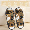 Custom Queen Of Absolutely Everything Gold Baroque Soft Memory Foam House Slippers Women Comfy Warm Anti-skid Sole Slipper