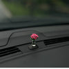 Dainty roses car center console window ornament mini cure car accessories ladies car personality beautiful interior ornaments