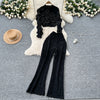 Women  Three-dimensional floral  loose T Shirt Bodycone Tops Female High Street Y2k Tops  Summer Two Piece Set