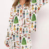 Christmas Tree Long Sleeve Women's Pajamas Set Fashionable Casual Comfortable 3D Printed Casual Y2K Women's Pajama Set 2025
