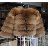 Maomaokong 2025 Natural Real Fox Fur Coat Women Winter Warm Luxury Fur Jacket Detachable Long Sleeves Female Vest Furry Coats