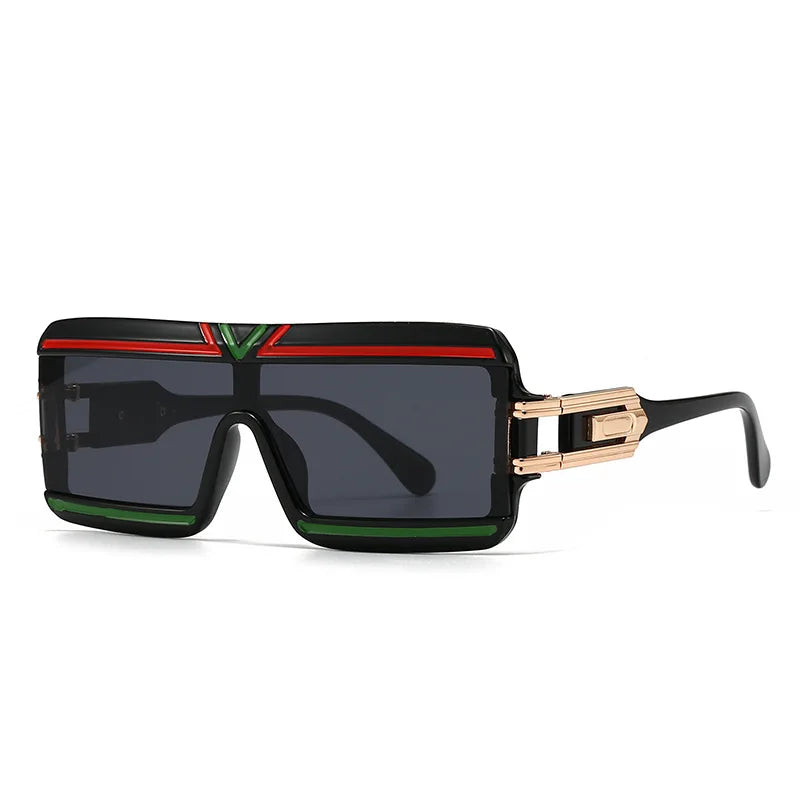 Modern Luxurious Sunglasses for Men Women Square Gradient Designer Unisex Brand Glasses Glamour Fashion Shades UV400