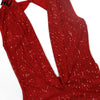 HLJ Sexy Deep V Perspective Sequin Hooded Bodycon Party Club Dresses Women Backless Sleeveless Slim Vestidos Fashion Clothing