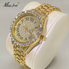 MISSFOX Pink Women Watches Luxury Small Face Elegant Quartz Watch For Ladies Icy Look Party Jewelry Mini Babe So Cute Arm Clock
