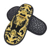 Custom Queen Of Absolutely Everything Gold Baroque Soft Memory Foam House Slippers Women Comfy Warm Anti-skid Sole Slipper