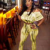 Women Sexy Bodycon 2 Piece Outfits V Neck Zip Up Long Sleeve Crop Top Midi Dress Skirt Set Plus Size Party Club Clubwear