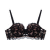 FINETOO Sexy Lace Bra Women 1/2 Cup Underwire Bras Ladies Push Up Underwear Trendy Floral Brassiere Female Comfortable Intimates