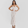 Suninheart Winter Women's Evening Dress Elegant 2025 Lace Up Long Maxi Dresses For Special Occasions White Prom Party Dress