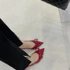 Summer High Heel Women Sandals Shoes Fashion Shallow Butterfly-knot Shoes Elegant Wedding Party Shoes