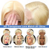 Dark Purple Bob Lace Front Wigs Human Hair Colored 13x4 Lace Frontal Short Straight Purple Bob Wig Pre Plucked with Baby Hair
