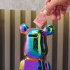20/28/35cm Aesthetic Bear Figure Stautes Ceramics Violent Bear Figurines Sculptures Decor Luxury Room Decorations Home Ornament