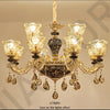 Chandelier Living Room Grand Luxury Crystal Lamp Dining Room Bedroom Decoration French Retro Chandelier Lighting Fixtures