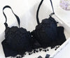Midnite StarSolid Wireless Sexy Simple Push Up Bra Lace Floral Adjusted Bralette Lingerie Comfort Breathable Bras For Women