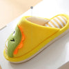 Children Cartoon Dino Fur Slipper Soft Autumn Winter Warm Princess Baby Boys Girl Indoor Home Bedroom Cotton Fleece Fur Shoes