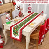 Christmas Table Runner Merry Christmas Decoration for Home Table 2024 Xmas Ornament Navidad Notal Noel Happy New Year Gifts 2025