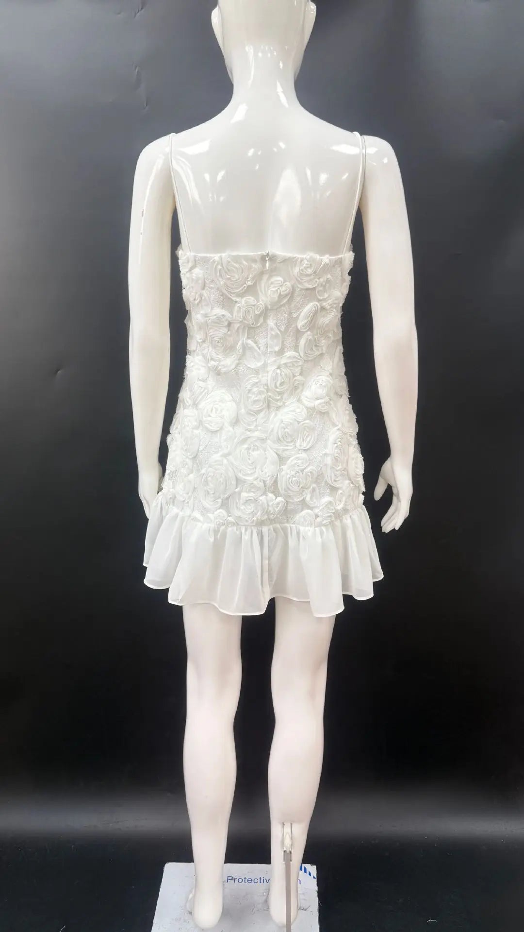 Elegant Womens White Floral Chic Mini Dress Patchwork Pleated Short Dresses Casual Black Evening Party Dresses Birthday Summer