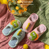Children Cartoon Dino Fur Slipper Soft Autumn Winter Warm Princess Baby Boys Girl Indoor Home Bedroom Cotton Fleece Fur Shoes