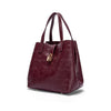 CHCH Women's Tote Bag New Steel Embossed Handheld Bun Mother Shopping Bag