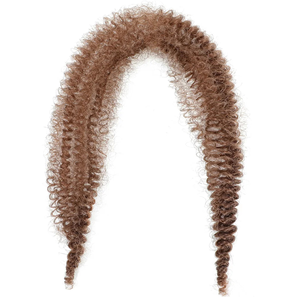 24 inch Kinky Afro Springy Braiding Crochet Hair 18” Marley Kinky Crochet Braids Hair Soft Afro Kinky Twist Crochet Braid Hair