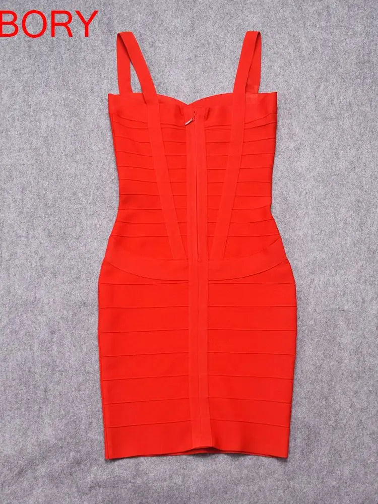 Quality Fuchsia Red Bandage Dress 2023 For Girl SweetHeart Mini Pencil Slim Dress Bodycon XL Purple Black White Party Vestidos