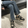 Women's Chunky Platform Vulcanize Shoes Autumn New Fashion Casual Running Shoe for Woman Sneakers Lace-up Sports Casual Shoes