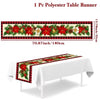 Christmas Table Runner Merry Christmas Decoration for Home Table 2024 Xmas Ornament Navidad Notal Noel Happy New Year Gifts 2025