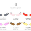 2024 new rimless glasses personalised wings runway fashion women's sunglasses