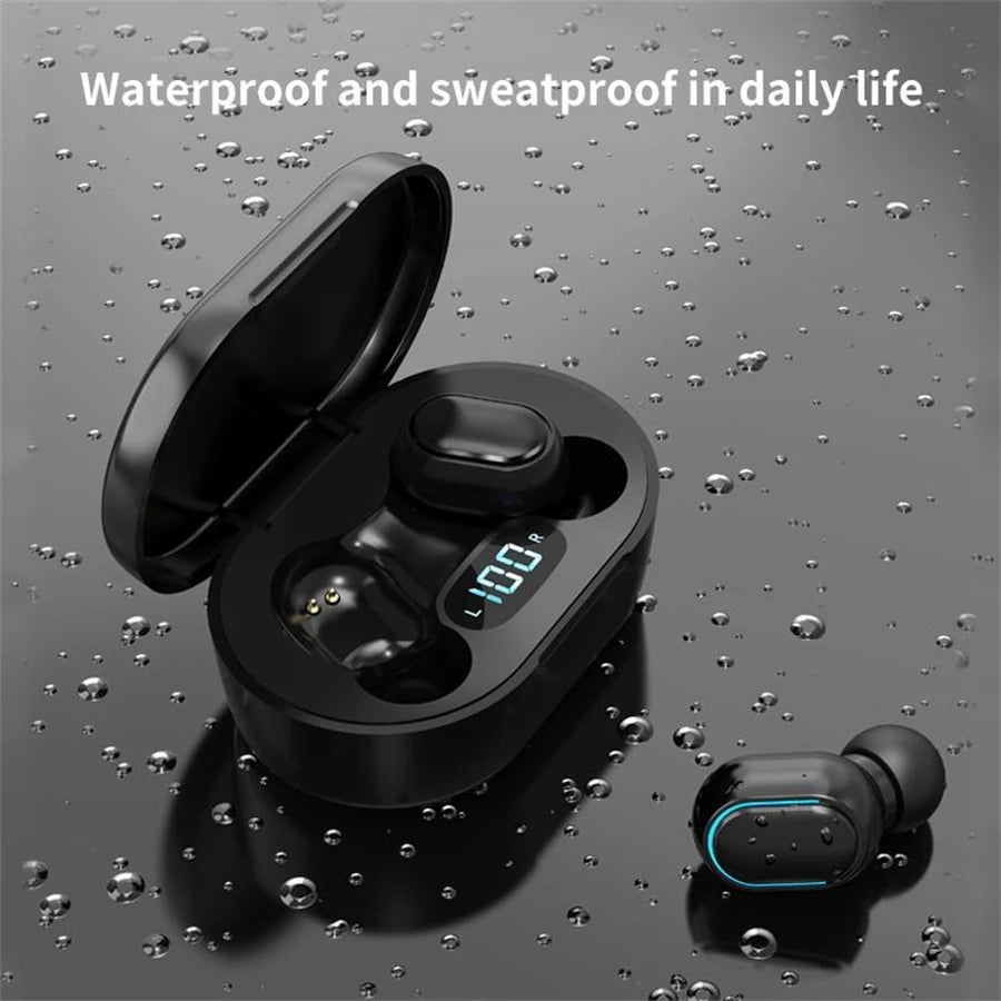E7S TWS Wireless Headphones Bluetooth Earphones HIFI Lossless Sound Headsets Sport Waterproof Earbuds For All Smartphones