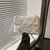 Acrylic Chain Crossbody Square Bags Casual Flap Women Commute Bags Quilted All-match Winter Large Capacity for Girls Shopping
