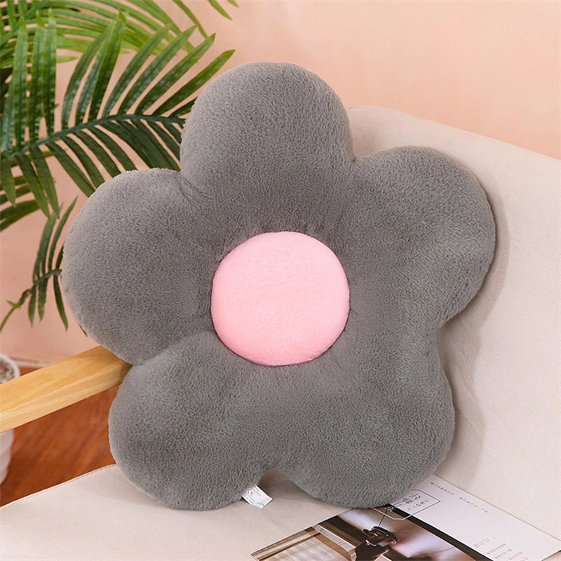 Flower Plush Throw Pillow Soft Plant Chair Cushion Living Bedroom Home Decorative Pillows Sofa Cushions Birthday Gifts