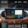 For Fiat 500 2016 2017 2018 2019 Car Multimedia Carplay Android Auto GPS stereo Radio Video Palyer 10 Inch Head Unit