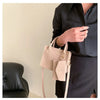 New Zipper Messenger Bag Solid Color Felt Women Shoulder Bag Luxury Designer Handbag Casual Crossbody Bags for Women