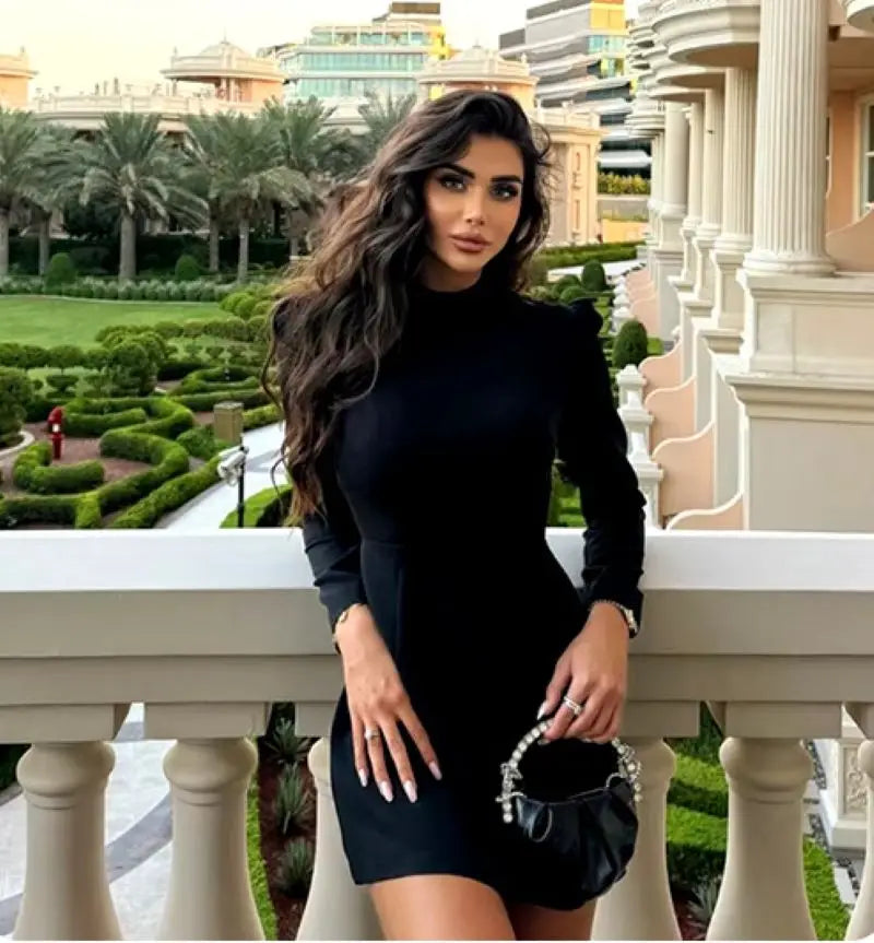 Elegant Womens Luxury Hollow Out Red Bow Casual Mini Dress Bow Evening Party Formal Short Dresses New Black White Gowns Street