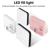 LED Selfie Light 60 High-quality LED Beads 2200mAh Rechargeable CRI 97+, 7 Light Modes Portable on Light for Phone/Tablet/Laptop
